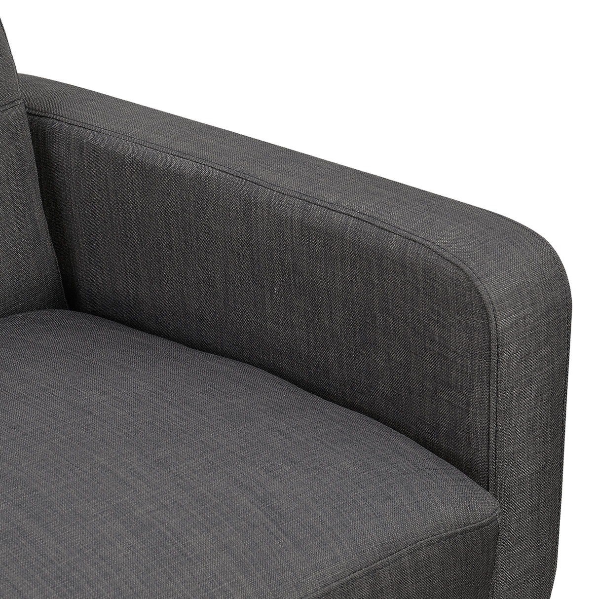 Hadley Sofa & Loveseat Set in Charcoal
