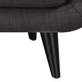 Hadley 4480 KD Love Seat Heirloom Charcoal w/No Pillows