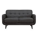 Hadley 4480 KD Love Seat Heirloom Charcoal w/No Pillows