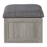 Uster Coffee Table W/Four storage Stools Grey