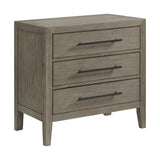 Versailles Contemporary 3-Drawer Nightstand