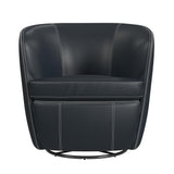 Vito Swivel Chair in Pebble Navy