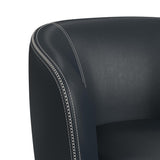 Vito Swivel Chair in Pebble Navy