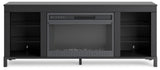 Cayberry 60" TV Stand with Electric Fireplace