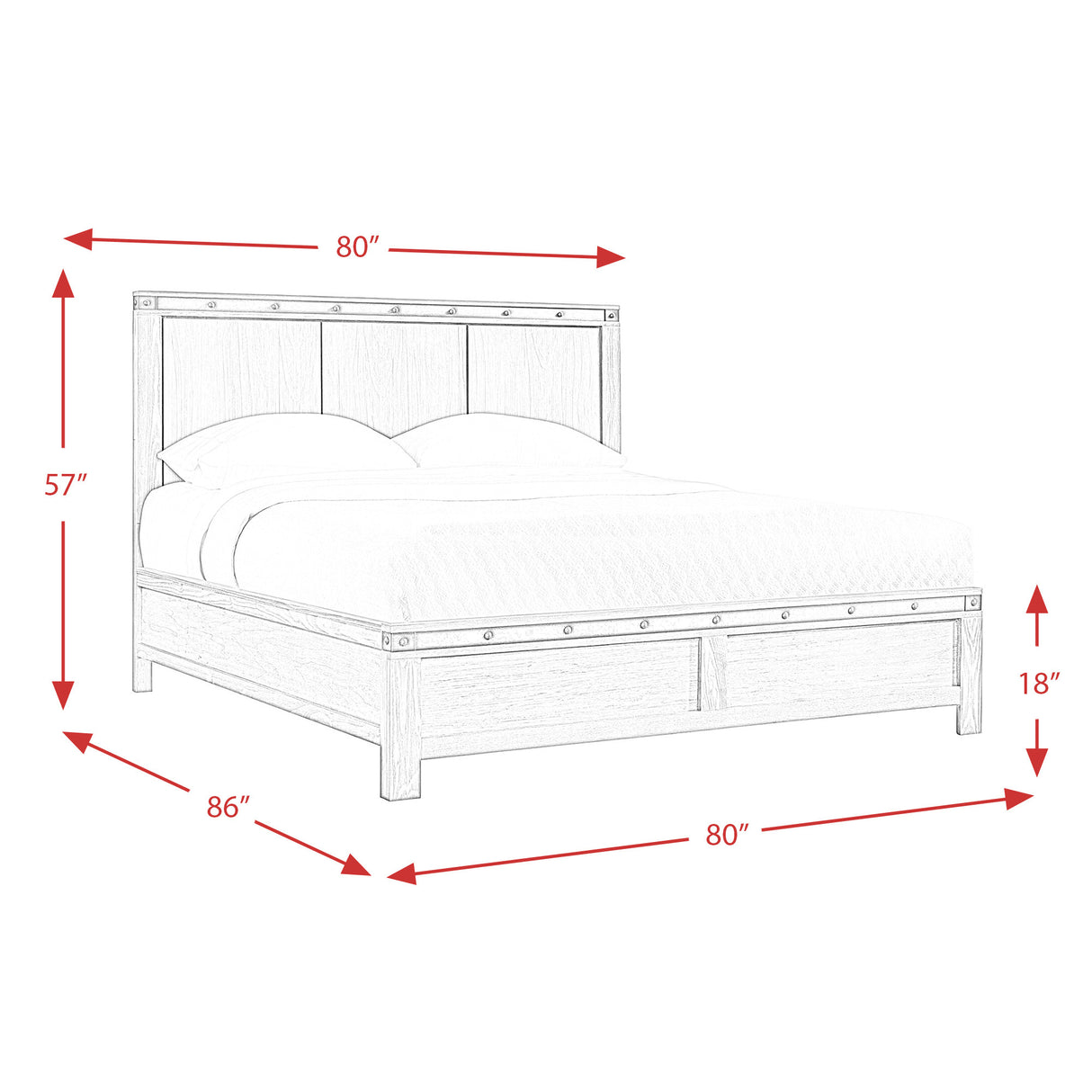 Wade Panel Bed