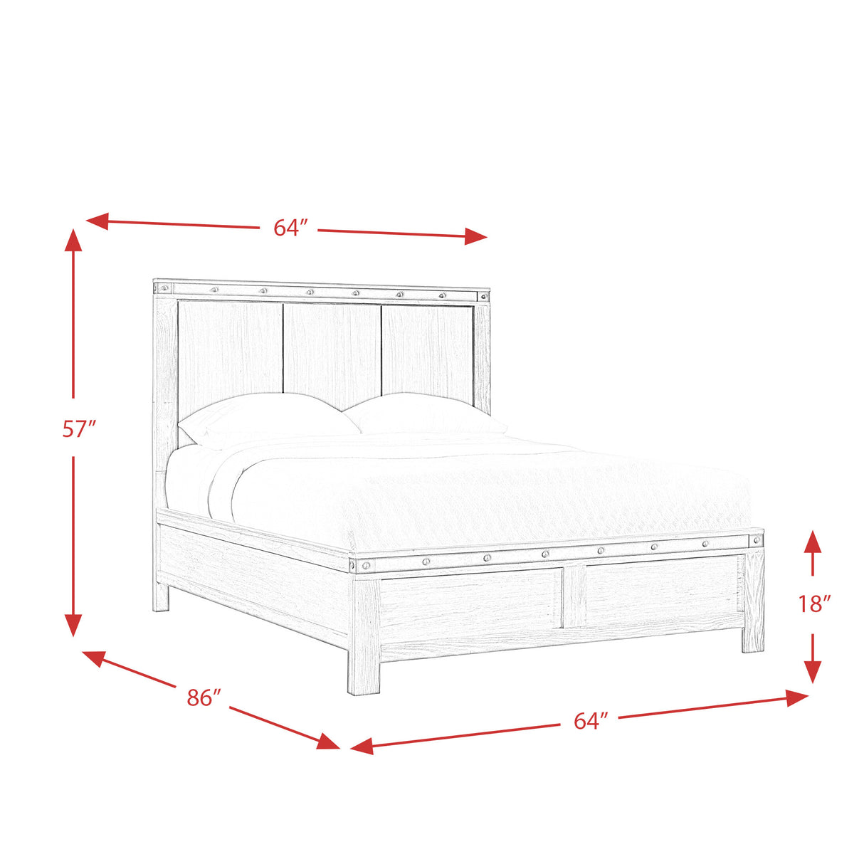 Wade Panel Bed