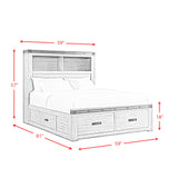 Wade Youth Platform Storage Bed