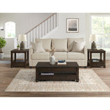 Wagner 3PC Occasional Table Set in Cherry-Rectangular Lift-Top Coffee Table & Two End Table