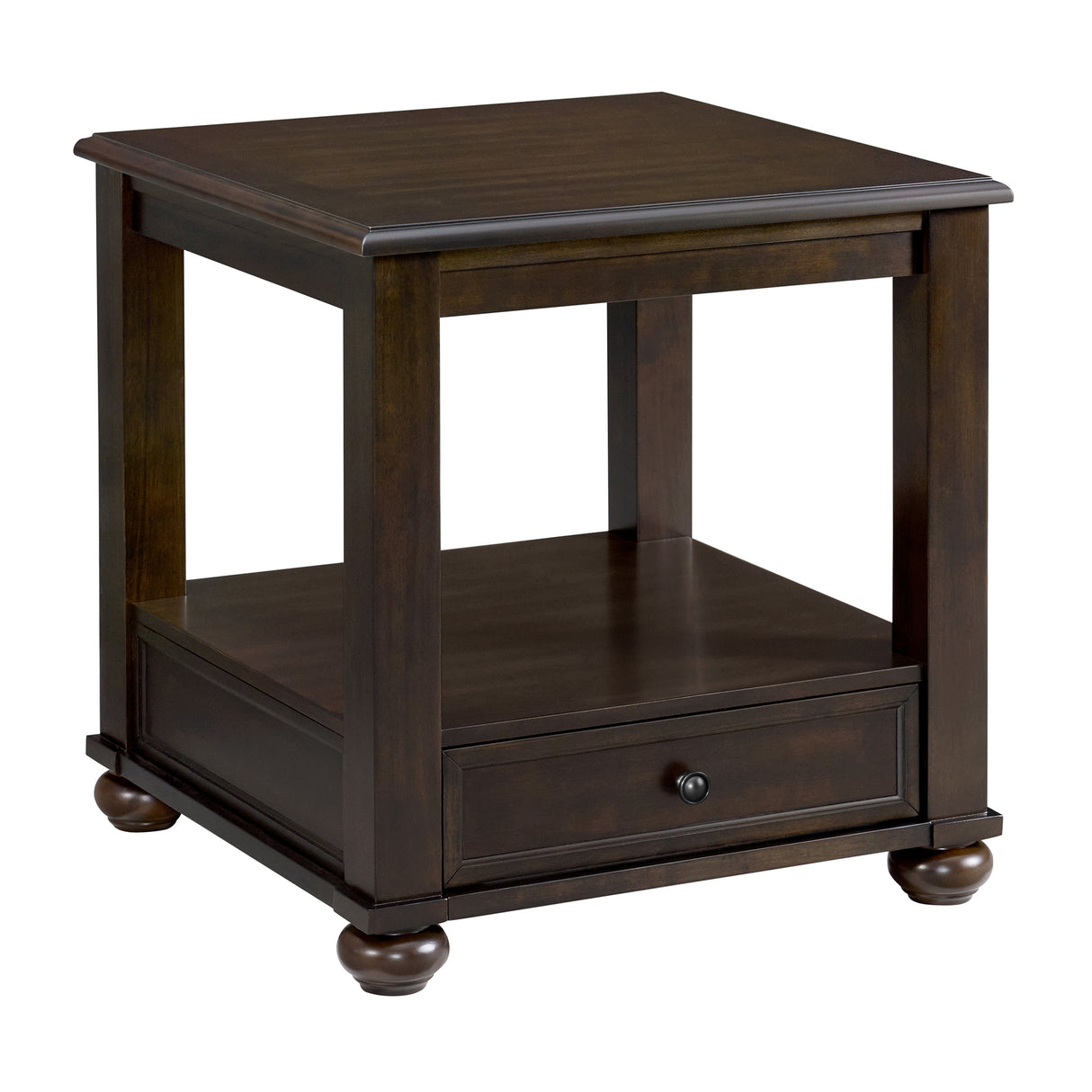 Wagner 2PC Occasional Table Set in Cherry-Rectangular Lift-Top Coffee Table & End Table