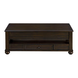 Wagner Rectangular Lift-Top Coffee Table w/ Casters in Cherry