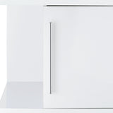 Wendolyn Wine Cabinet with Light in Glossy White
