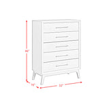 Westland UPH Bedroom Set with Grey Fabric
