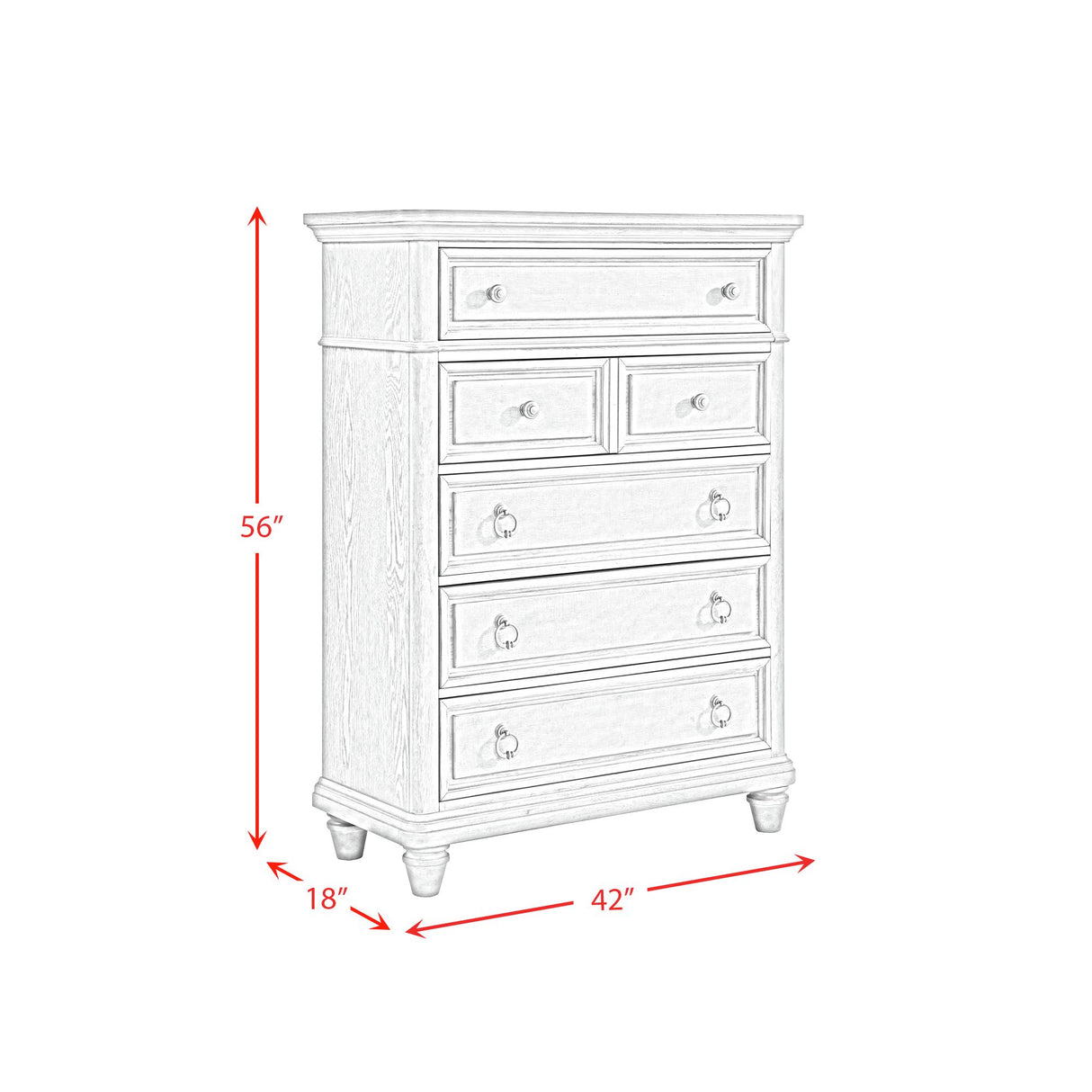 Whit-Ash Panel Bedroom Set