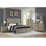 Whit-Ash Panel Bed