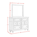 Whit-Ash Panel Bedroom Set with Door Chest
