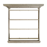 Whit-Ash Panel Bedroom Set with Door Chest