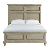 Whit-Ash Panel Bed