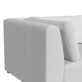 Zandara 5PC Modular Set in Olefin Beige with Ottoman
