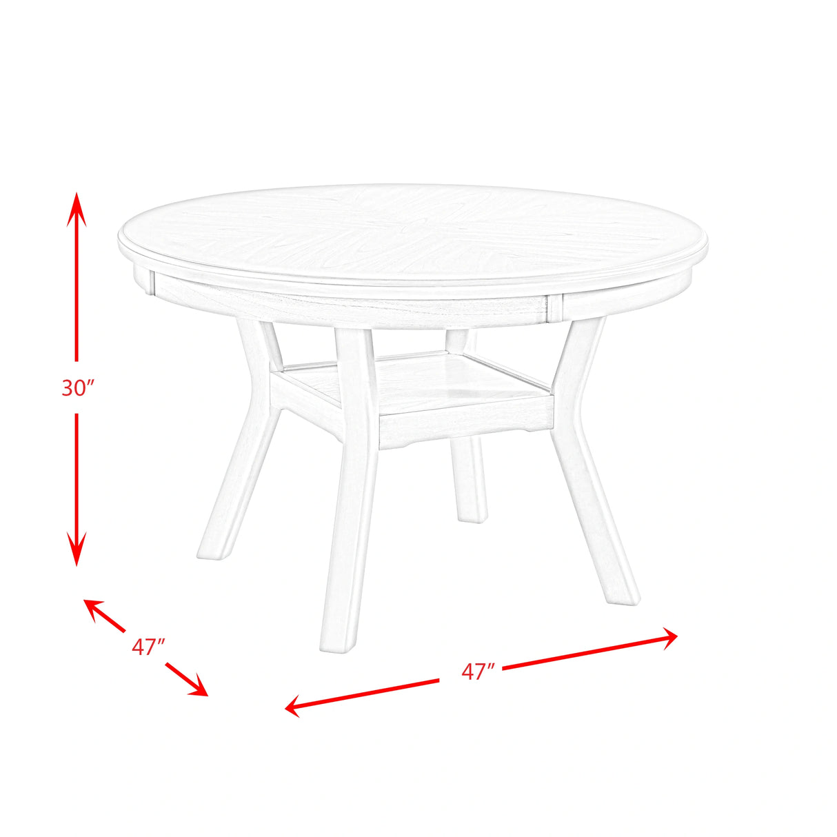 Amherst Table w/Wood Leg