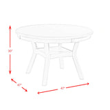 Amherst Table w/Wood Leg