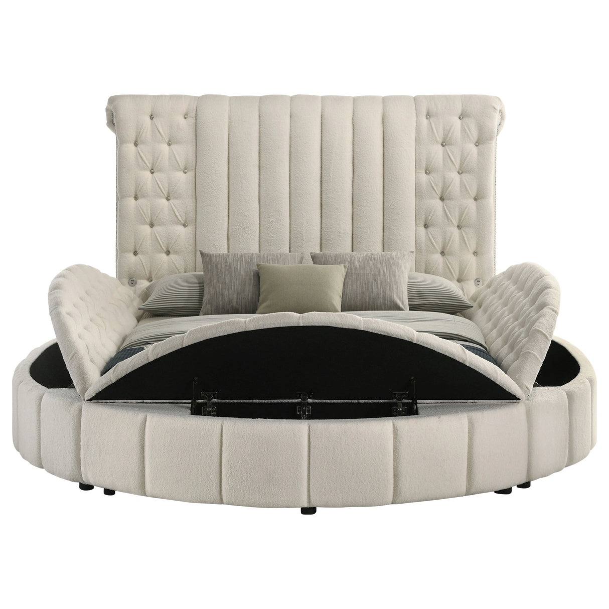 Sonya Panel Floor Storage Bed