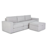 Flex Sofa with Wide Arm and Storage Ottoman - 5000003461