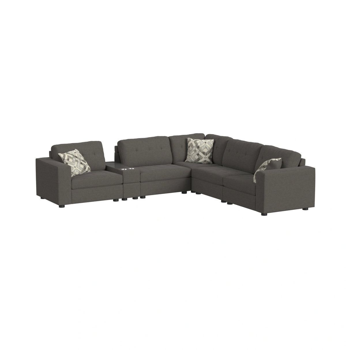 Options One Living Room Set in Palmer Plus Ash