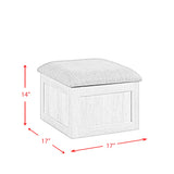 Uster Coffee Table W/Four storage Stools Grey