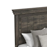 Park Ridge Bedroom Set with 2 Nightstands in Charcoal