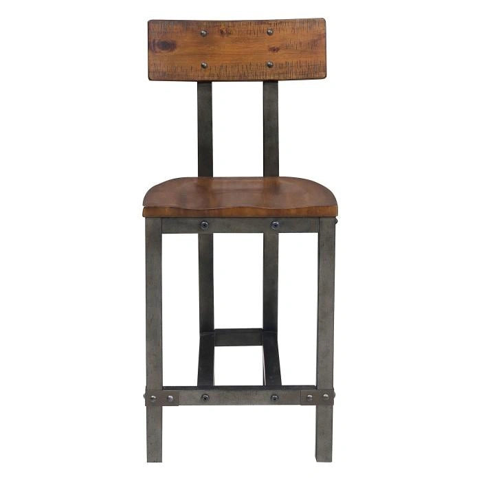 Holverson Counter Height Chair in Rustic Brown (Set of 2)