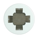 Dapper Grey Round Counter Table