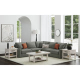 Avalanche Occasional Table Set in Antique White