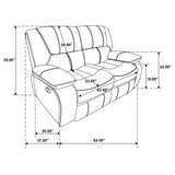 Camila Reclining Sofa Set