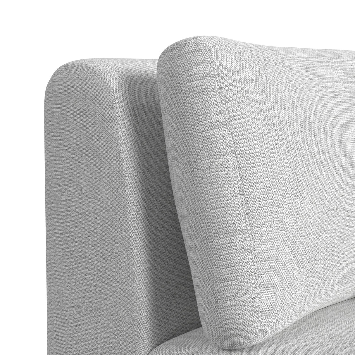 Zandara Modular Armless Chair - Olefin Beige