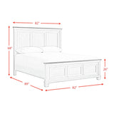 Farmington Bedroom Set in Medium Brown and Washed Stone