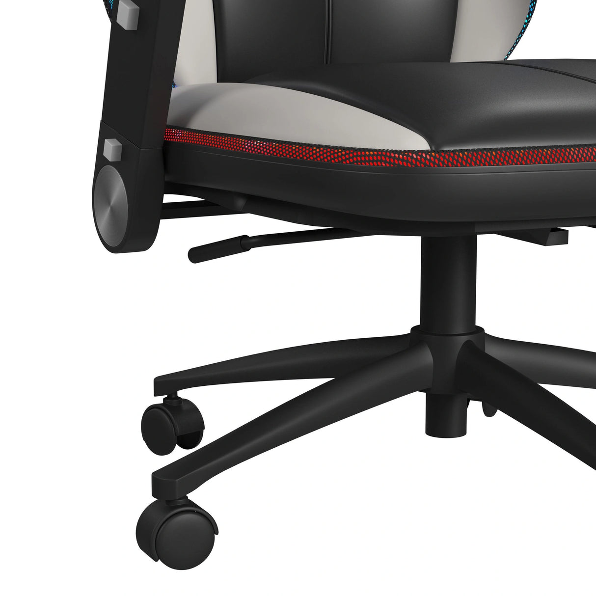 Rollins Gaming Chair with LED and Speaker in Black and Khaki - 3A Packing