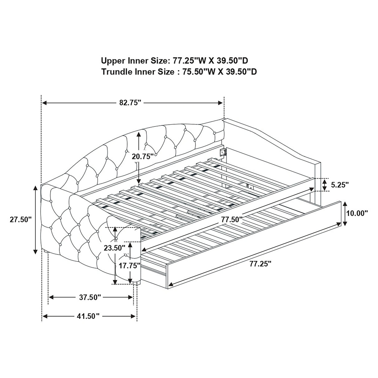 Sadie Daybed with Trundle