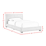 Brookhaven UPH Bed in Grey Velvet