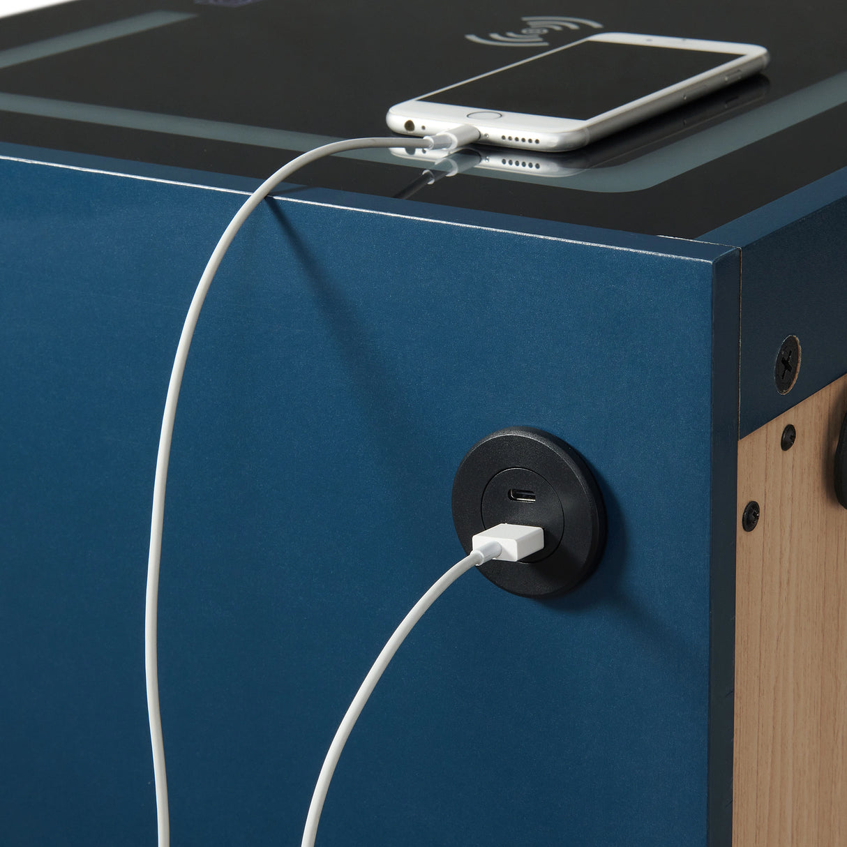 Rio Nightstand with Electronic Features