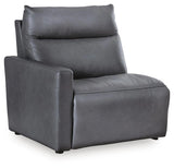 ModZ Power Reclining Sectional with Audio Consoles
