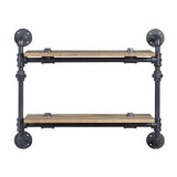Wall Rack w/2 Shelves