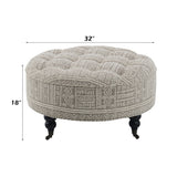 Ottoman w/Casters