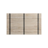 (D680-33) Callista- Folding Top Dining Table- Beach/Natural Metal