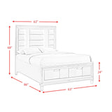 Twenty Nine Storage Bedroom Set in White