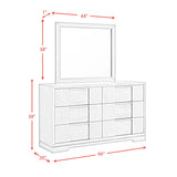 Kelis Dresser and Mirror Set in Grey