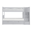 Orion-(5) Twin/Twin Step Bunk Bed with Storage Boxes image