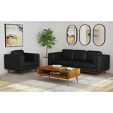 Venus Sofa with Cherry Finished Wooden Front