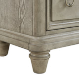 Whit-Ash Panel Bedroom Set in Light Grey