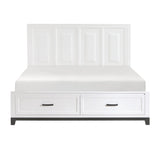 Garretson (3) California King Platform Bed with Footboard Storage