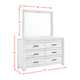 Ellen Panel Bedroom Set in White